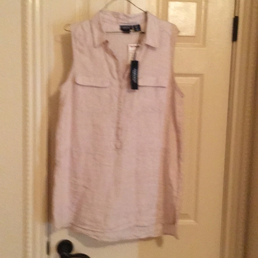 Jones & Co linen blouse